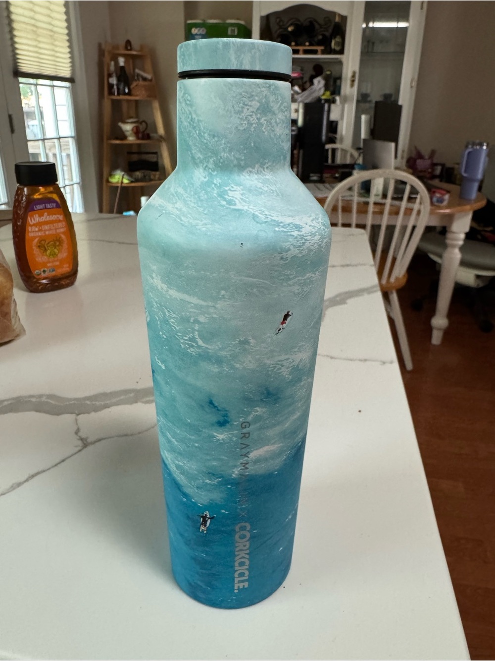Corkcicle 16oz graymalin bottle